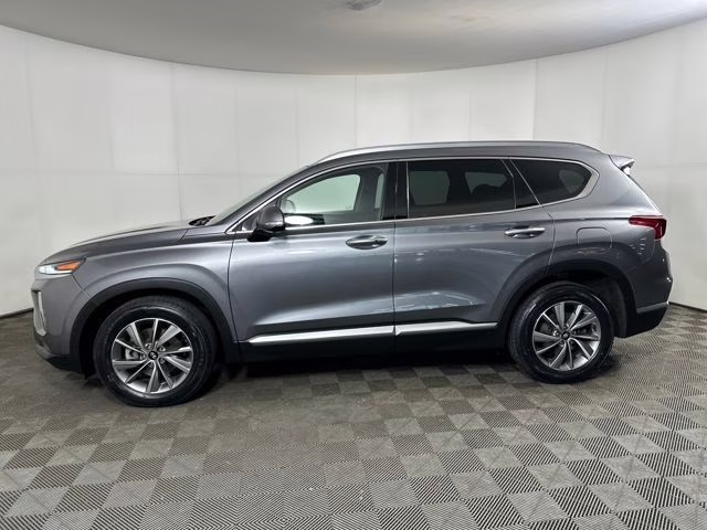 2019 Machine Gray Hyundai Santa Fe Ultimate AWD SUV