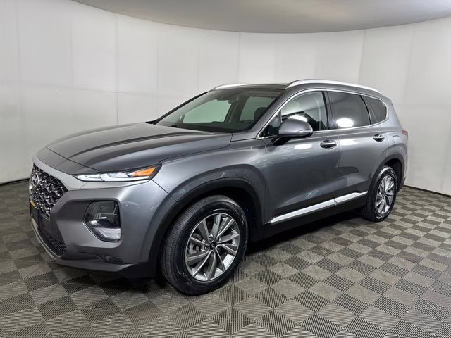 2019 Machine Gray Hyundai Santa Fe Ultimate AWD SUV