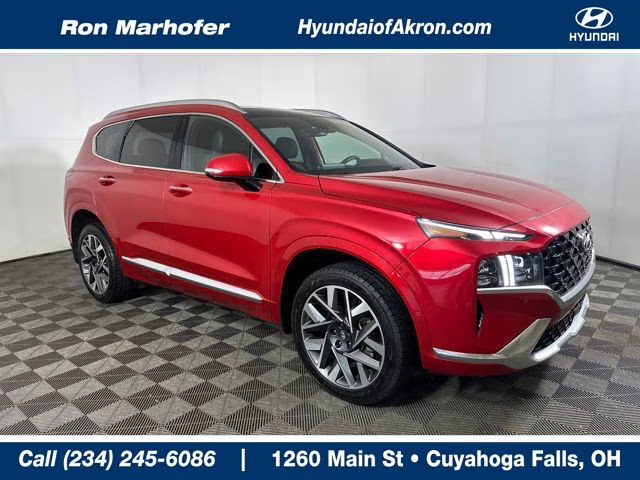 2023 Calypso Red Hyundai Santa Fe Calligraphy AWD SUV
