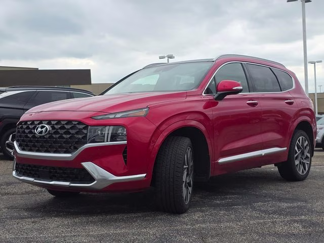 2023 Calypso Red Hyundai Santa Fe Calligraphy AWD SUV