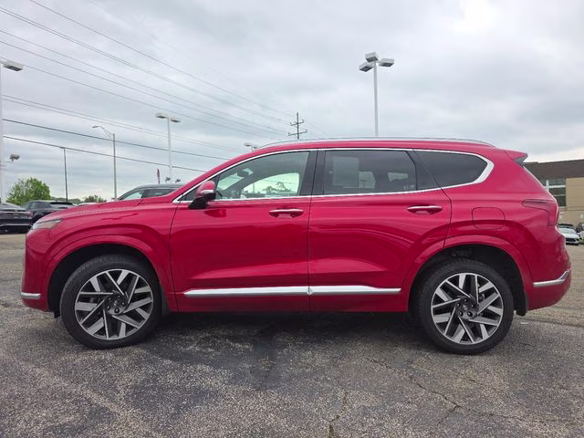 2023 Calypso Red Hyundai Santa Fe Calligraphy AWD SUV