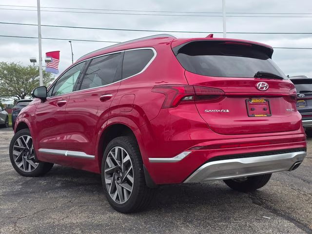2023 Calypso Red Hyundai Santa Fe Calligraphy AWD SUV