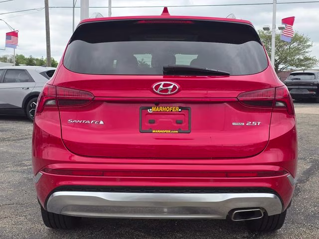 2023 Calypso Red Hyundai Santa Fe Calligraphy AWD SUV