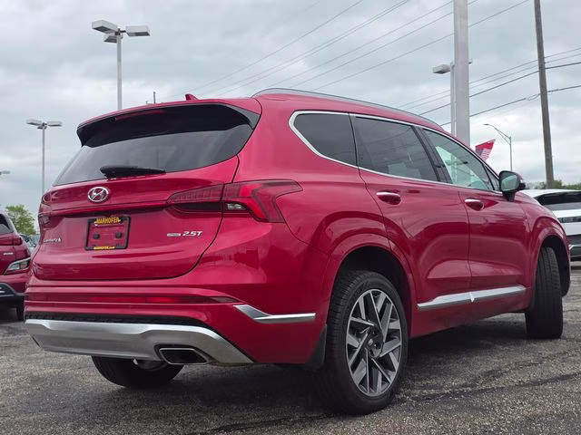 2023 Calypso Red Hyundai Santa Fe Calligraphy AWD SUV