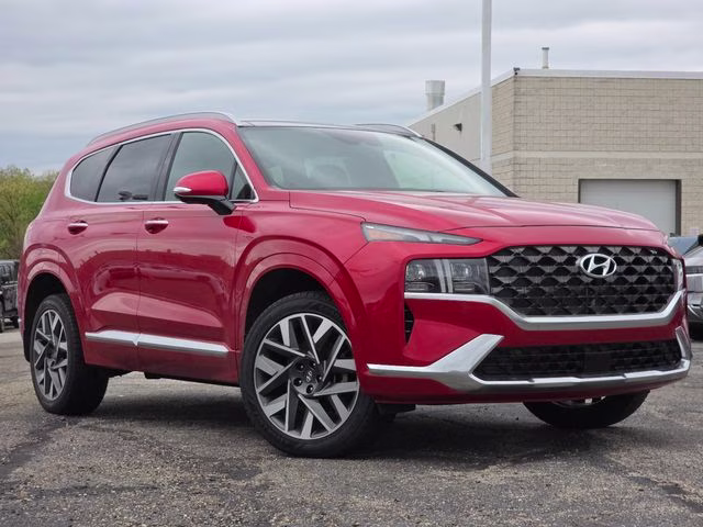 2023 Calypso Red Hyundai Santa Fe Calligraphy AWD SUV