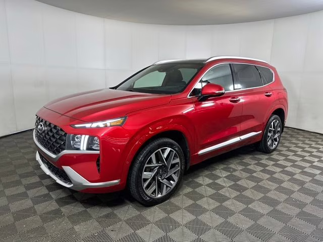 2023 Calypso Red Hyundai Santa Fe Calligraphy AWD SUV