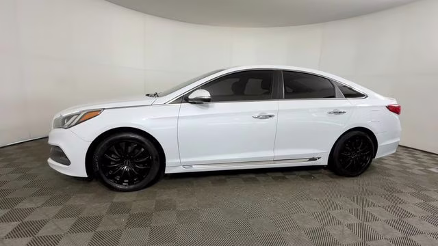 2017 Quartz White Pearl Hyundai Sonata Sport FWD Sedan