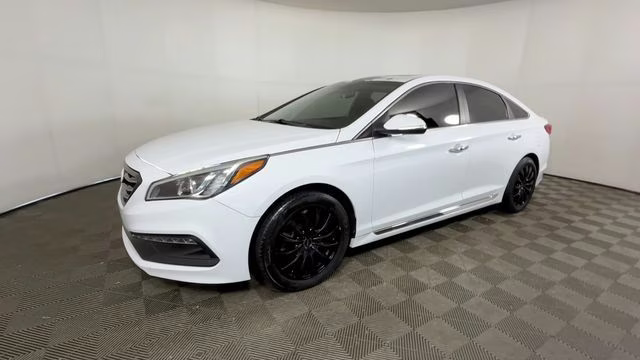 2017 Quartz White Pearl Hyundai Sonata Sport FWD Sedan