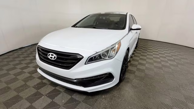 2017 Quartz White Pearl Hyundai Sonata Sport FWD Sedan
