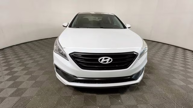 2017 Quartz White Pearl Hyundai Sonata Sport FWD Sedan