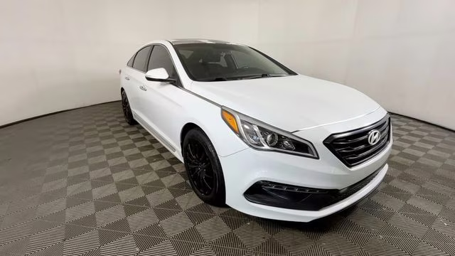 2017 Quartz White Pearl Hyundai Sonata Sport FWD Sedan