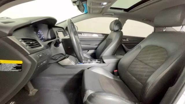 2017 Quartz White Pearl Hyundai Sonata Sport FWD Sedan