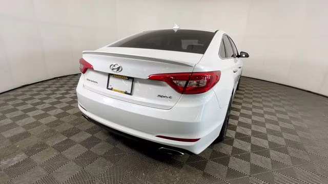 2017 Quartz White Pearl Hyundai Sonata Sport FWD Sedan