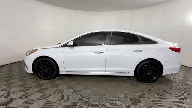 2017 Quartz White Pearl Hyundai Sonata Sport FWD Sedan