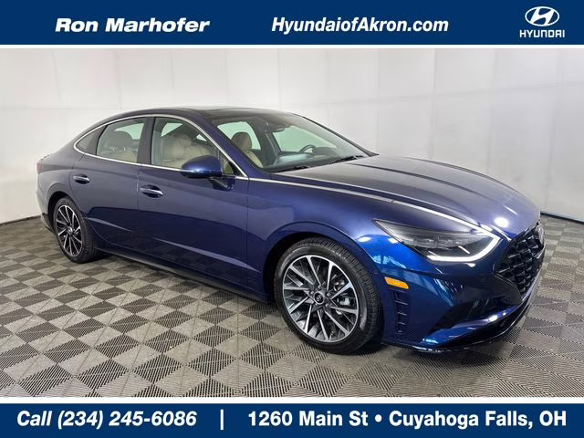 2021 Stormy Blue Hyundai Sonata Limited FWD Sedan