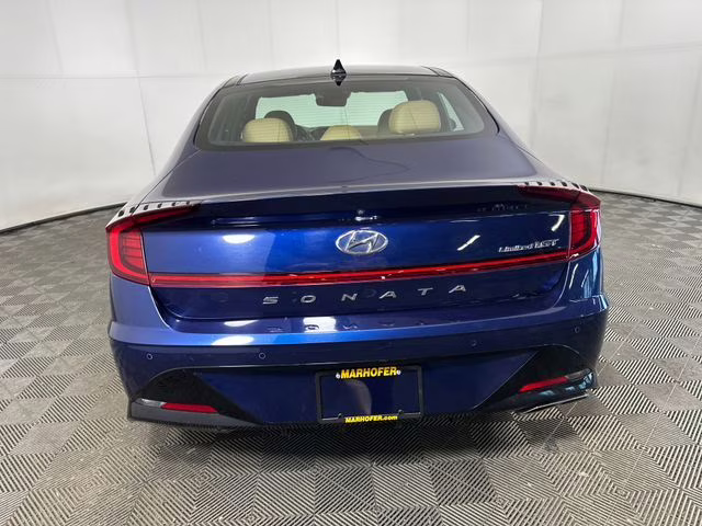 2021 Stormy Blue Hyundai Sonata Limited FWD Sedan