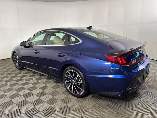 2021 Stormy Blue Hyundai Sonata Limited FWD Sedan