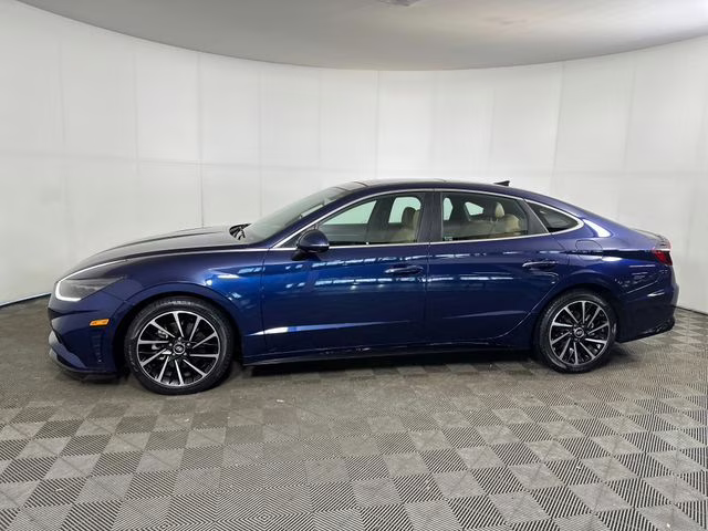 2021 Stormy Blue Hyundai Sonata Limited FWD Sedan