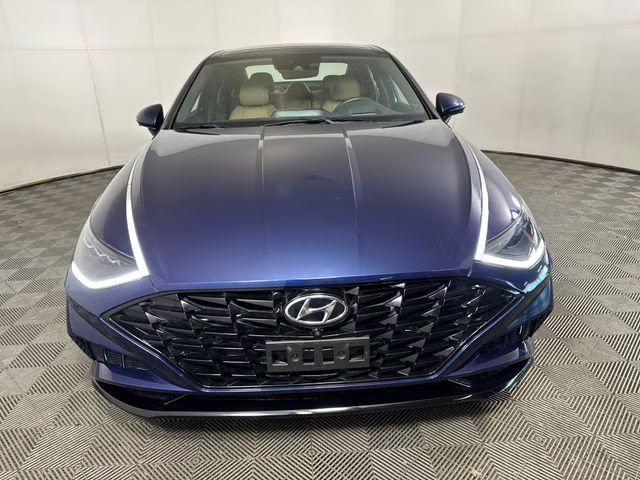 2021 Stormy Blue Hyundai Sonata Limited FWD Sedan