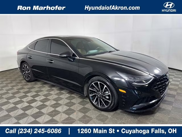 2021 Phantom Black Hyundai Sonata Limited FWD Sedan
