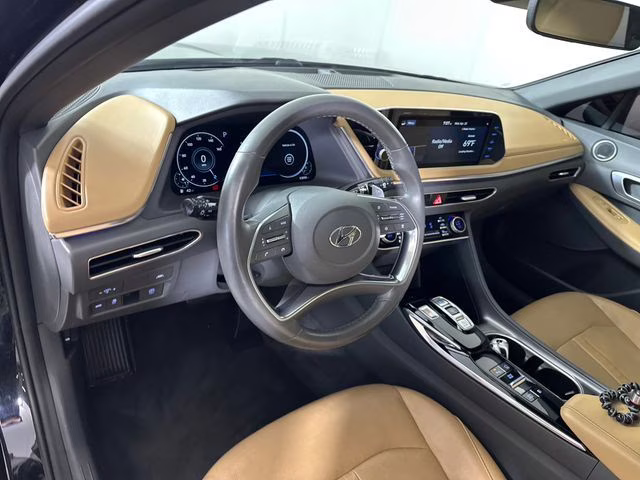 2021 Phantom Black Hyundai Sonata Limited FWD Sedan
