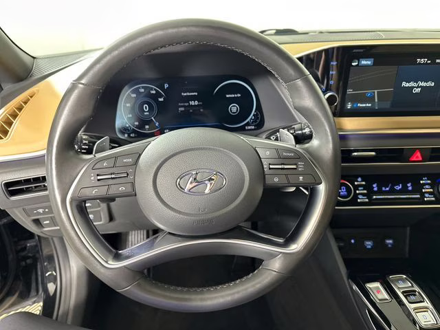 2021 Phantom Black Hyundai Sonata Limited FWD Sedan