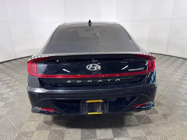 2021 Phantom Black Hyundai Sonata Limited FWD Sedan