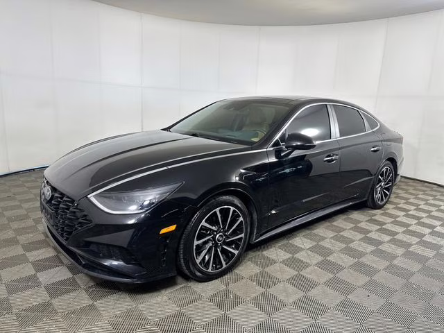 2021 Phantom Black Hyundai Sonata Limited FWD Sedan