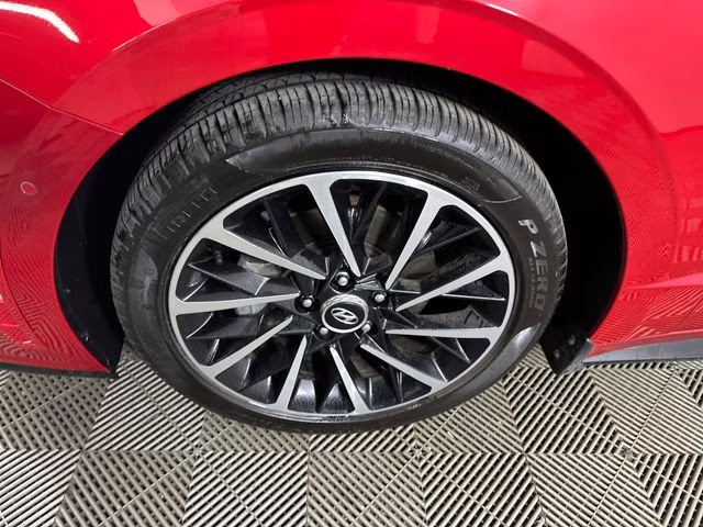 2021 Calypso Red Hyundai Sonata Limited FWD Sedan