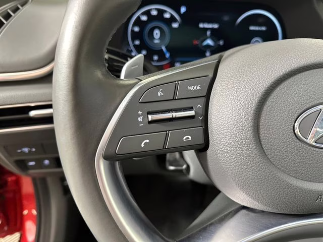 2021 Calypso Red Hyundai Sonata Limited FWD Sedan
