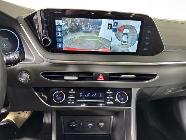 2021 Calypso Red Hyundai Sonata Limited FWD Sedan