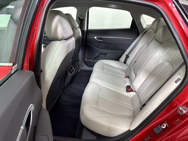 2021 Calypso Red Hyundai Sonata Limited FWD Sedan