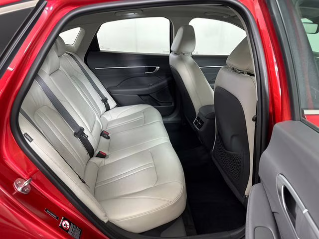 2021 Calypso Red Hyundai Sonata Limited FWD Sedan