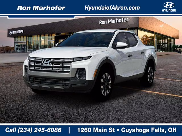2026 Atlas White Hyundai Santa Cruz SE AWD Truck