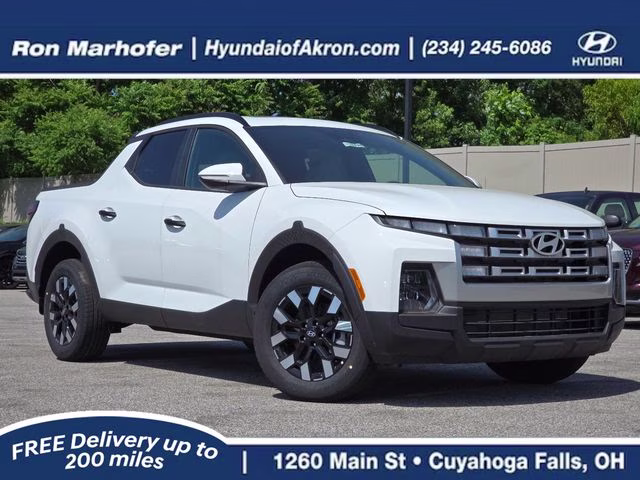 2026 Atlas White Hyundai Santa Cruz SEL AWD Truck