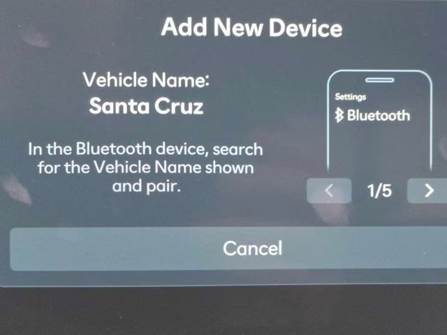 2026 Blue / Stone Hyundai Santa Cruz Limited AWD Truck