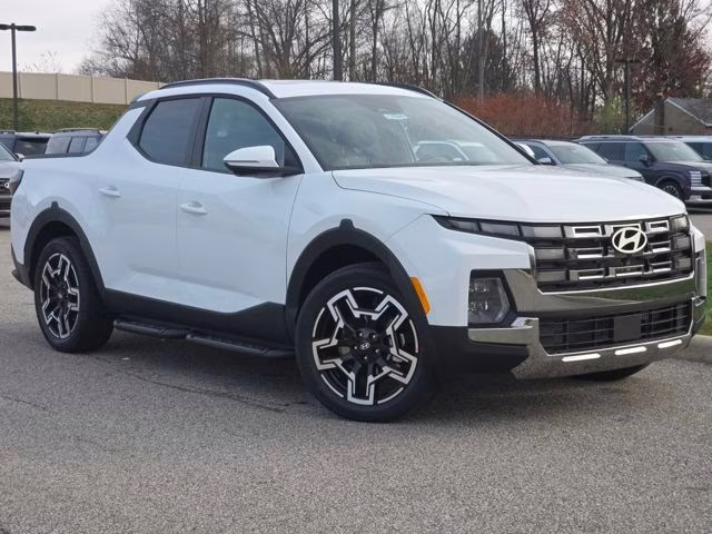 2026 Atlas White Hyundai Santa Cruz Limited AWD Truck