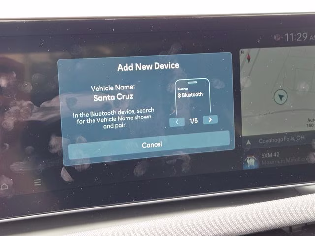 2026 Atlas White Hyundai Santa Cruz Limited AWD Truck