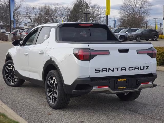 2026 Atlas White Hyundai Santa Cruz Limited AWD Truck