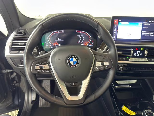2022 Black Sapphire Metallic BMW X3 xDrive30i AWD SUV