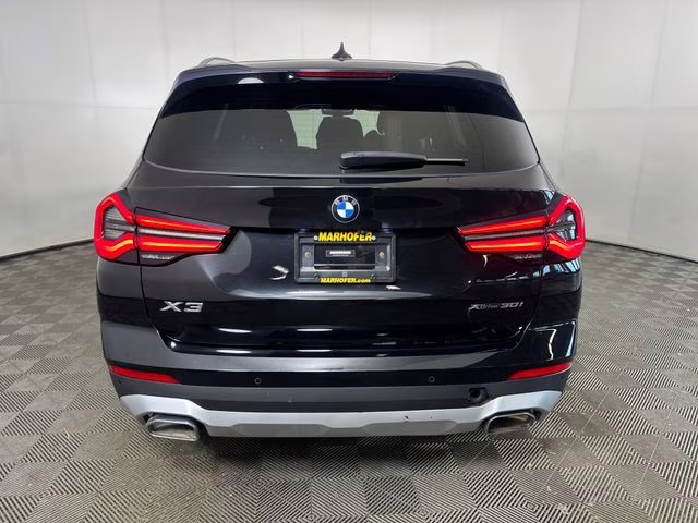 2022 Black Sapphire Metallic BMW X3 xDrive30i AWD SUV