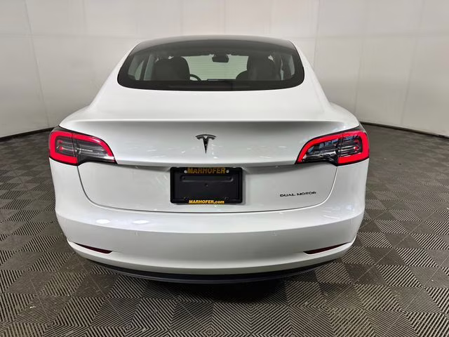 2021 Pearl White Multi-Coat Tesla Model 3 Long Range AWD Sedan