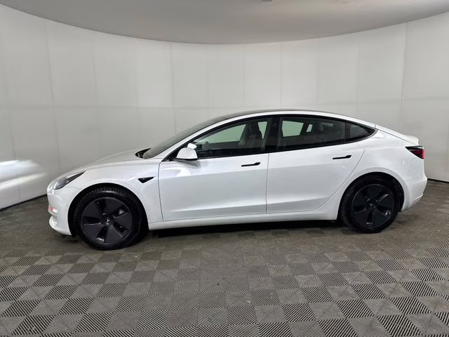 2021 Pearl White Multi-Coat Tesla Model 3 Long Range AWD Sedan