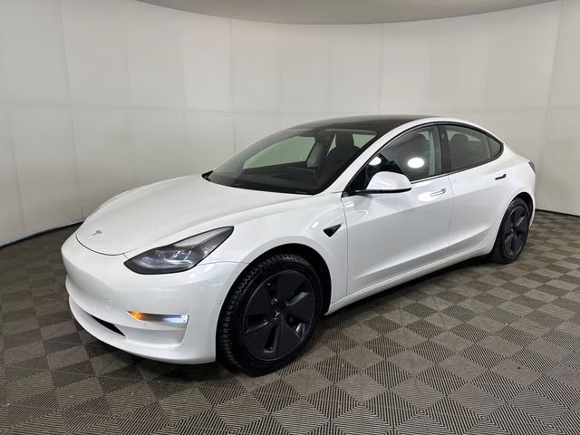 2021 Pearl White Multi-Coat Tesla Model 3 Long Range AWD Sedan