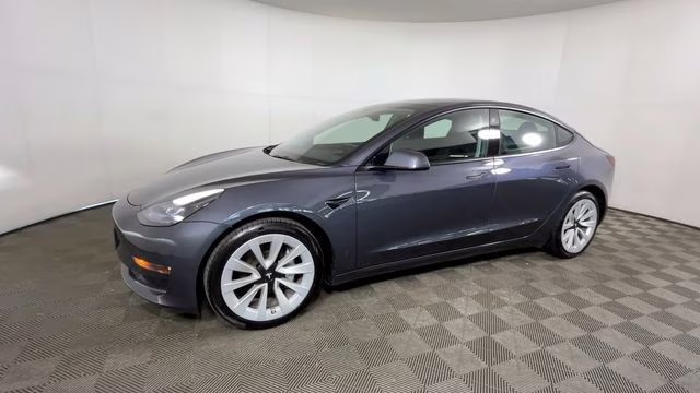 2023 Midnight Silver Metallic Tesla Model 3 Long Range AWD Sedan
