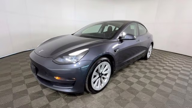 2023 Midnight Silver Metallic Tesla Model 3 Long Range AWD Sedan