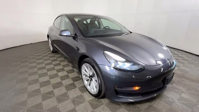 2023 Midnight Silver Metallic Tesla Model 3 Long Range AWD Sedan