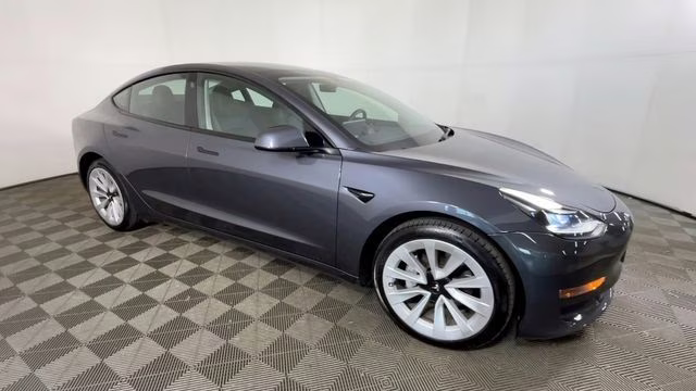 2023 Midnight Silver Metallic Tesla Model 3 Long Range AWD Sedan