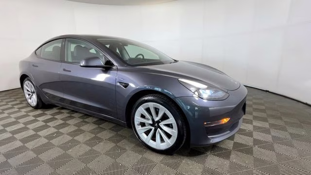 2023 Midnight Silver Metallic Tesla Model 3 Long Range AWD Sedan