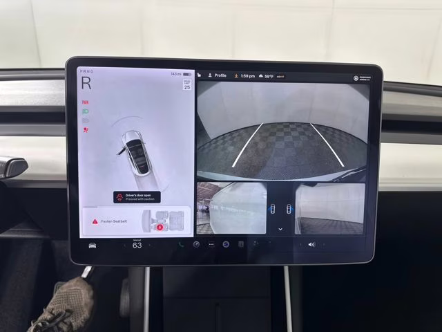 2021 Pearl White Multi-Coat Tesla Model Y Standard Range RWD SUV